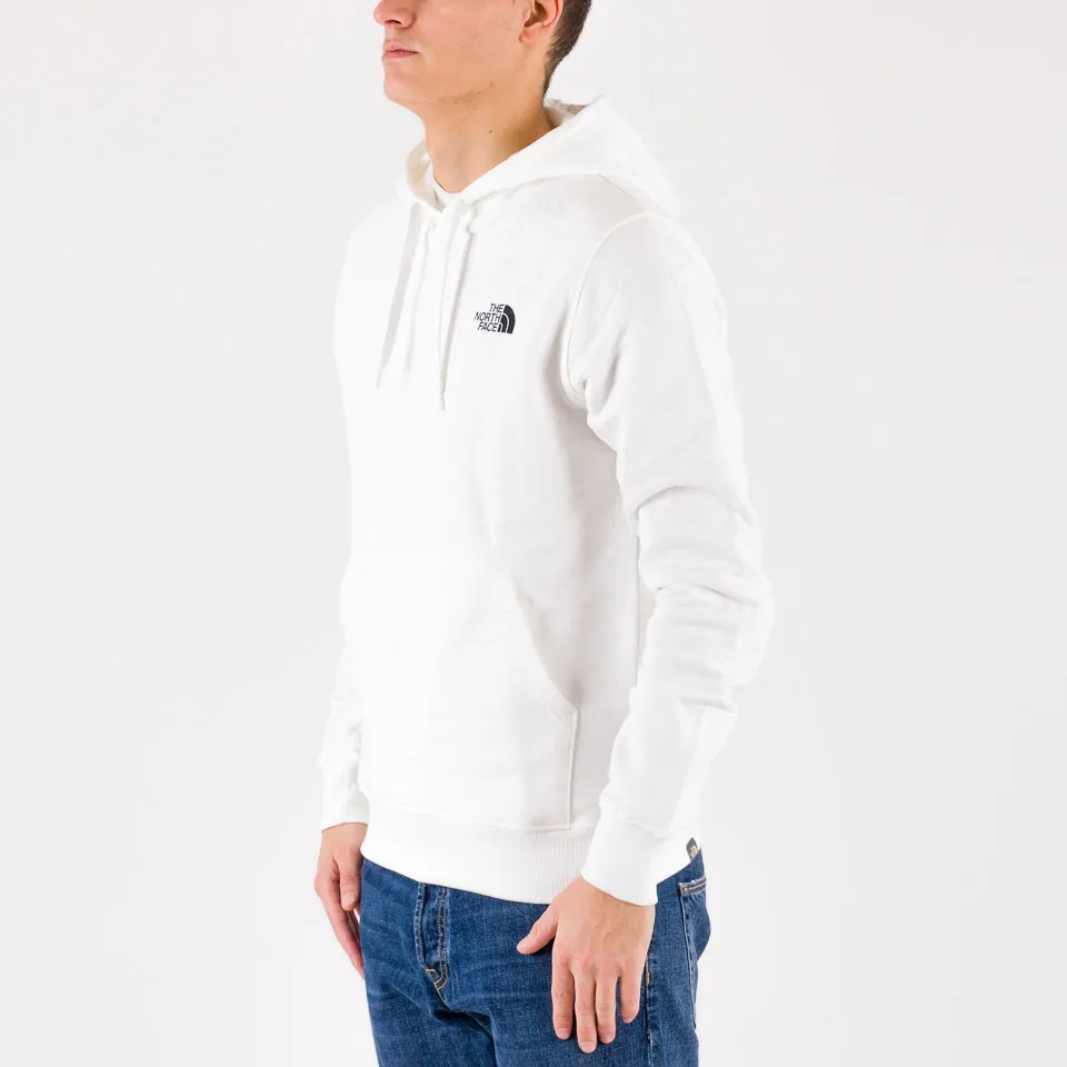 The North Face Men's hooded sweatshirt with Seasonal Graphic Hood print NF0A7X1PN3N1 white