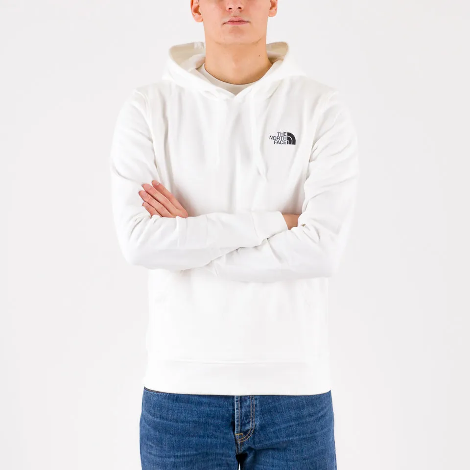 The North Face Men's hooded sweatshirt with Seasonal Graphic Hood print NF0A7X1PN3N1 white