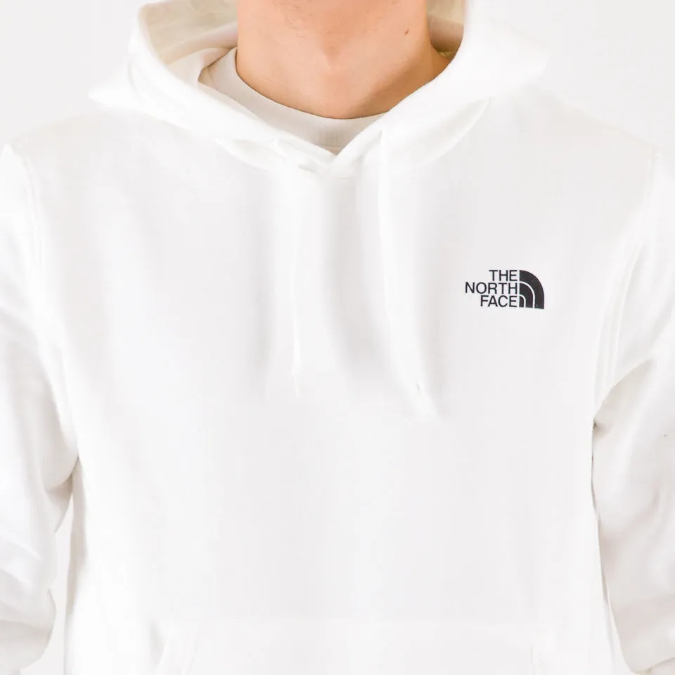 The North Face Men's hooded sweatshirt with Seasonal Graphic Hood print NF0A7X1PN3N1 white