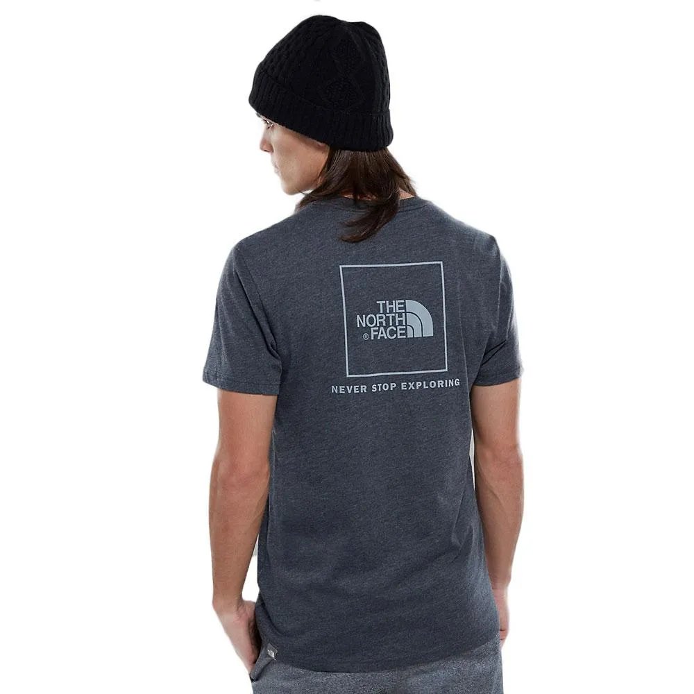 The North Face Men's Red Box T-shirt Tnf Dark Grey Heather / silver Reflective