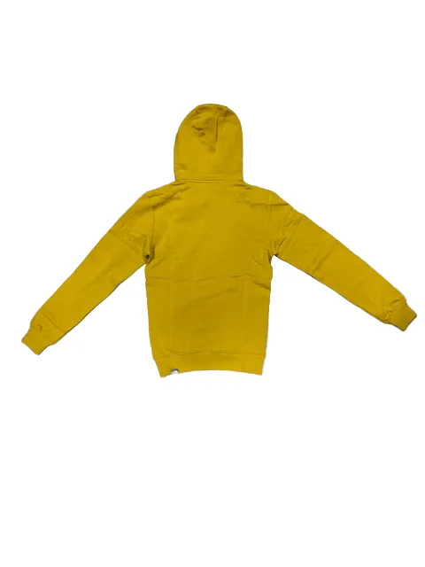 The North Face men's sweatshirt with hood and kangaroo pockets forward Drew Peak NF00AHJY76S gold 