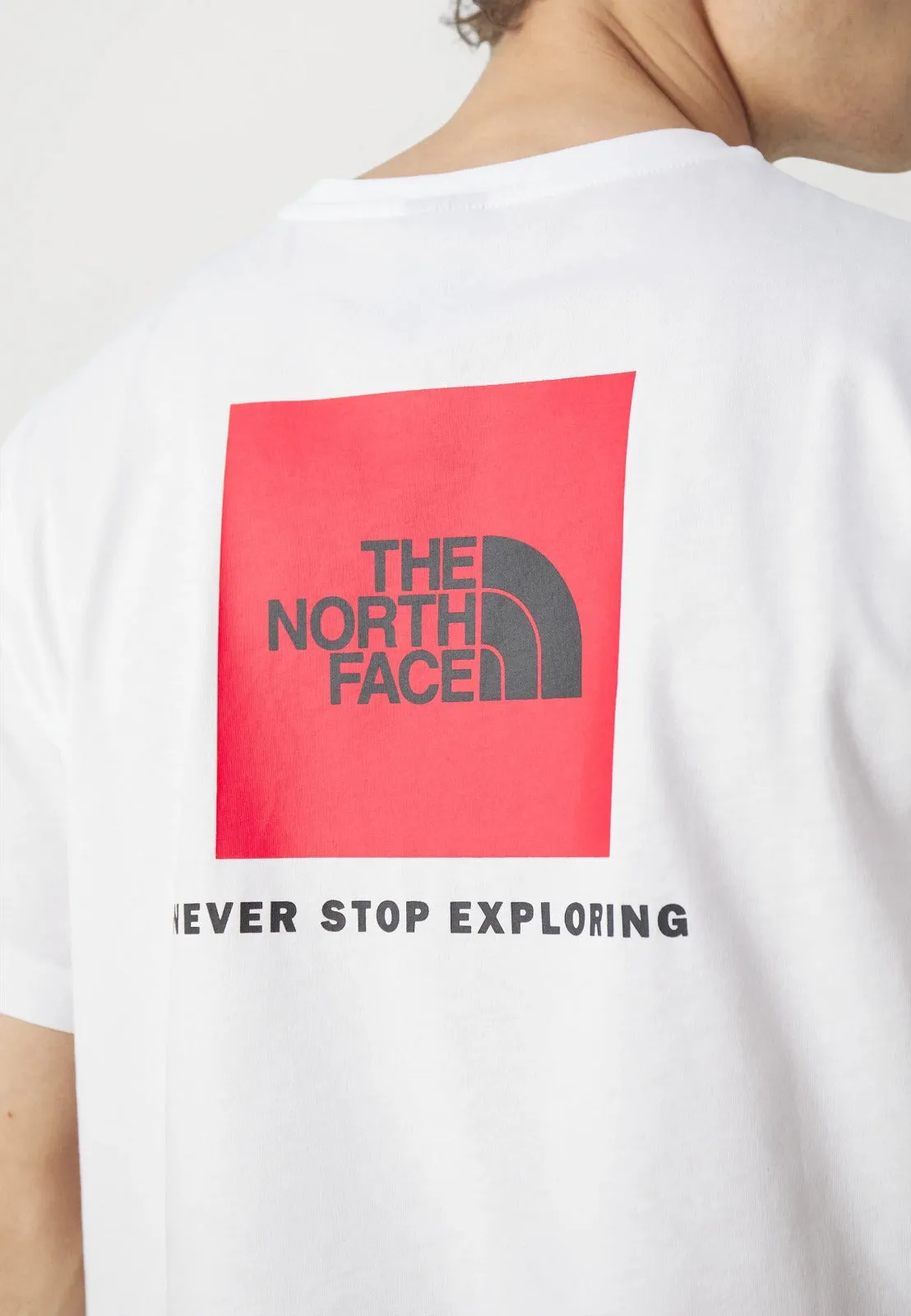 The North Face T-Shirt Mezza Manica Red Box Bianco 2024