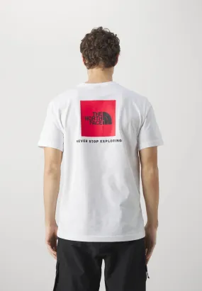 The North Face T-Shirt Mezza Manica Red Box Bianco 2024