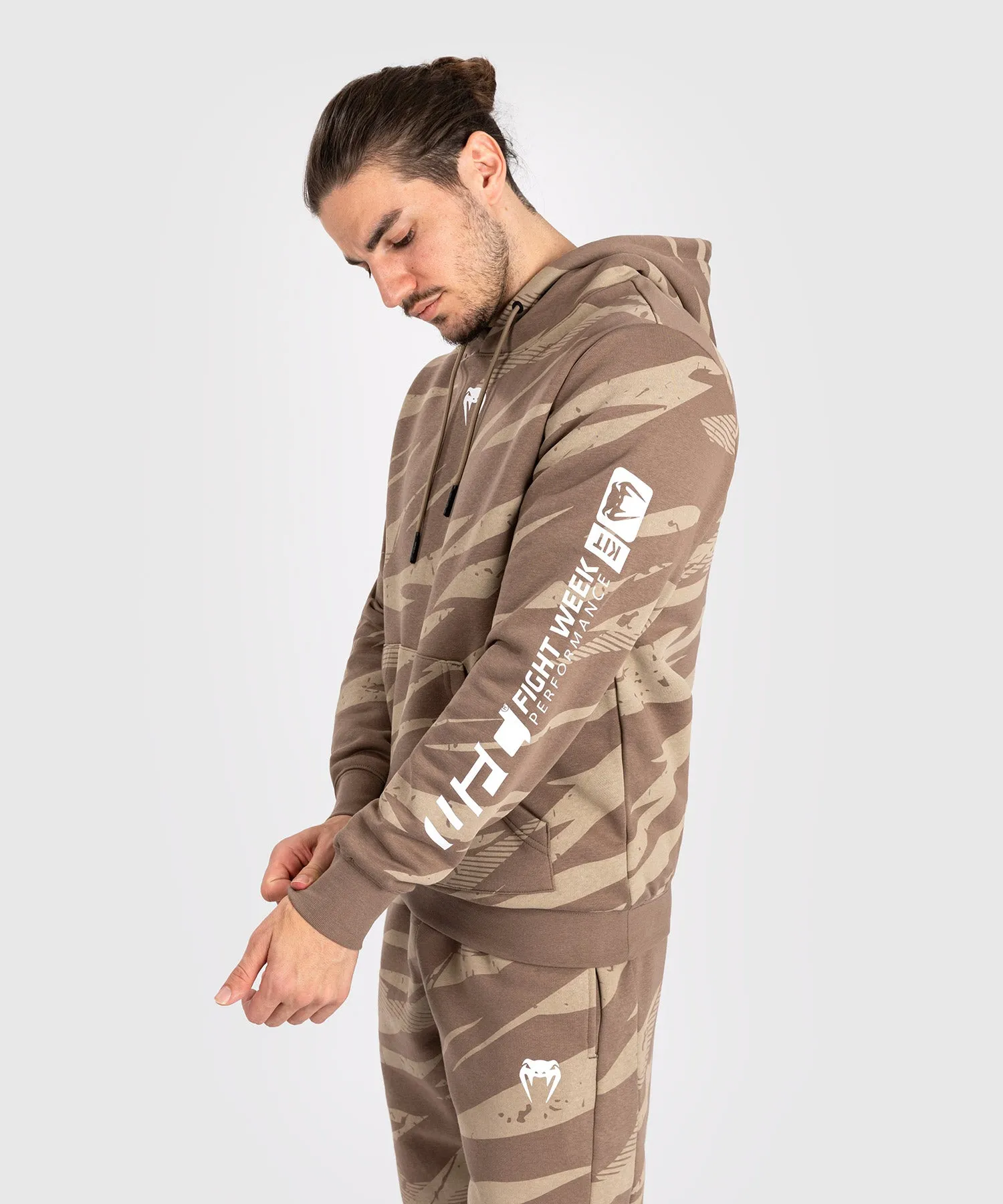 UFC Adrenaline by Venum Fight Week Men’s Pullover Hoodie - Desert Camo