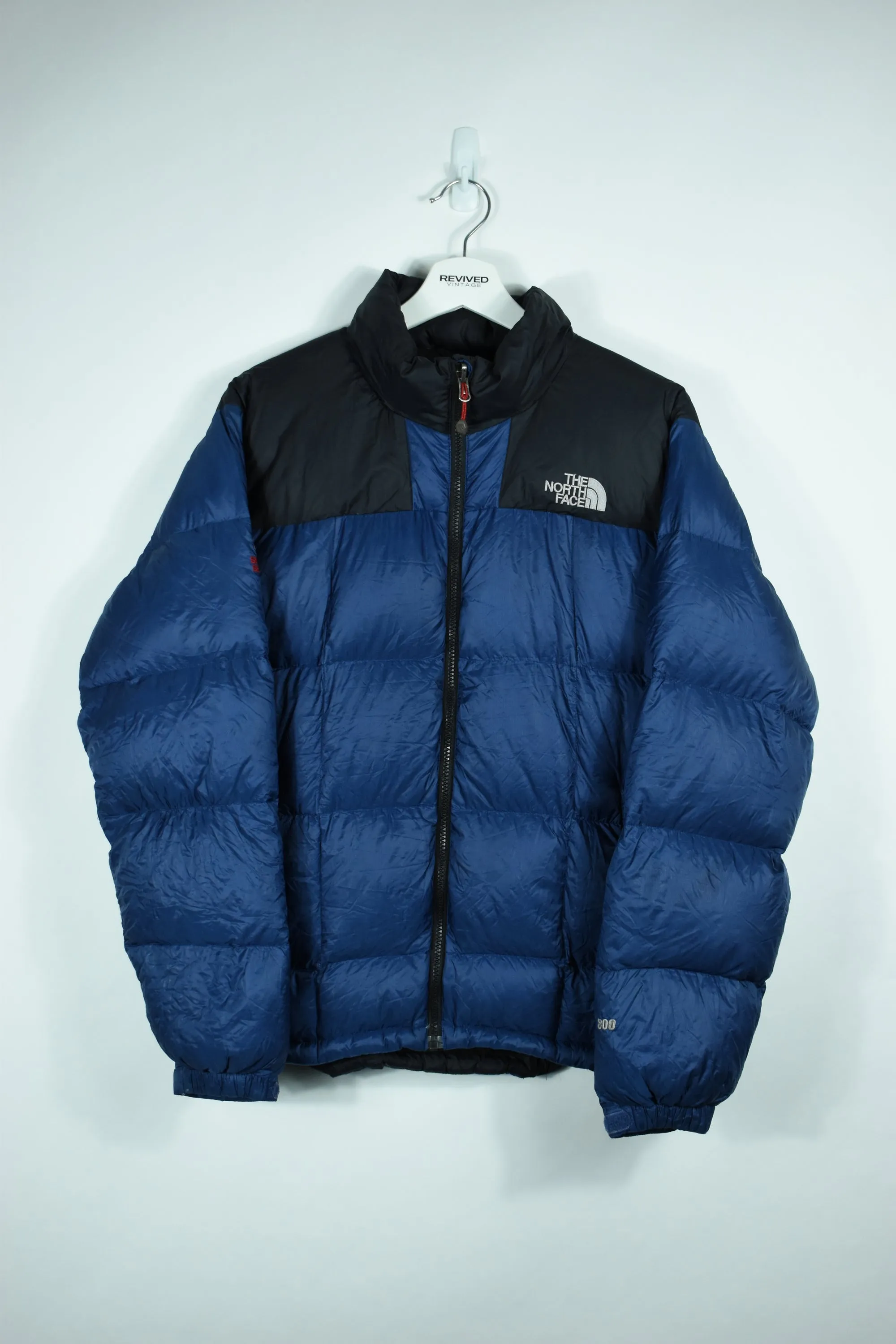 Vintage North Face Navy Puffer 800 Sumit Series MEDIUM /L