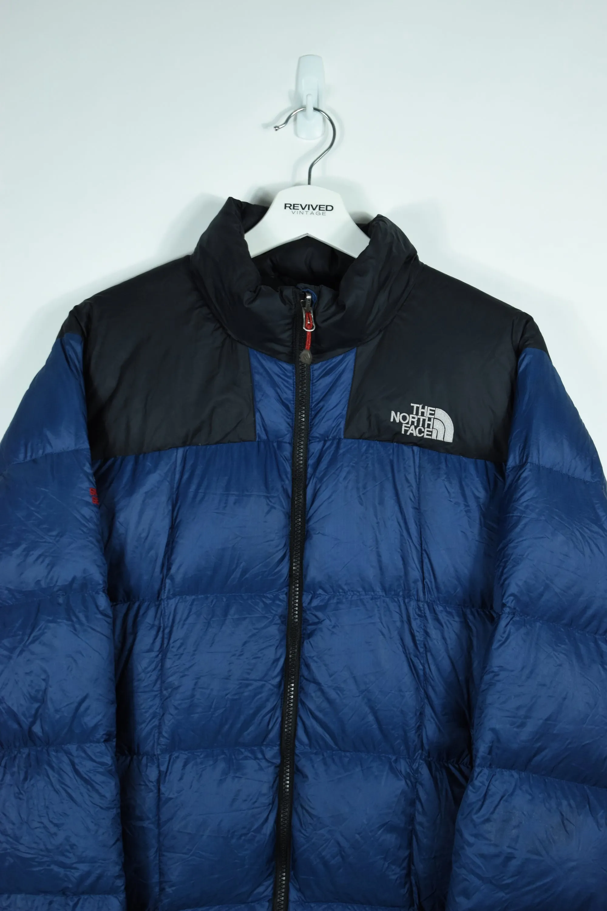 Vintage North Face Navy Puffer 800 Sumit Series MEDIUM /L