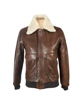 Winston's Leather Jacket with Fur collar