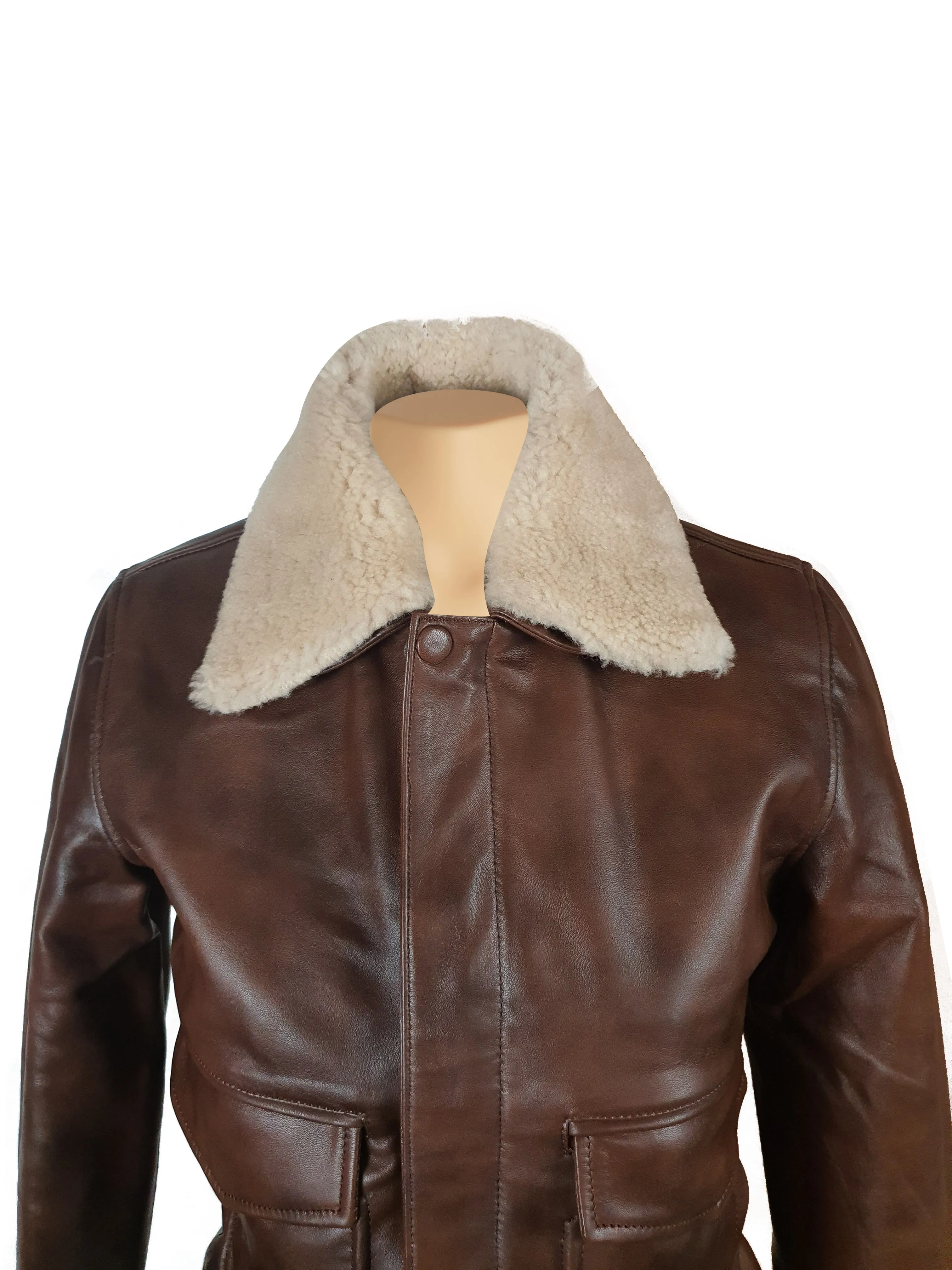 Winston's Leather Jacket with Fur collar