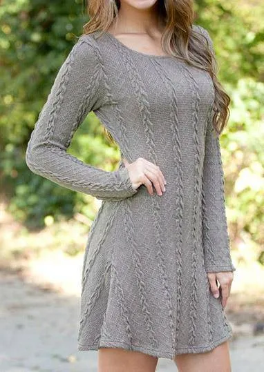 Women Causal Plus Size S-5XL Short Sweater Dress Female Autumn Winter White Long knitted Sweater Dress