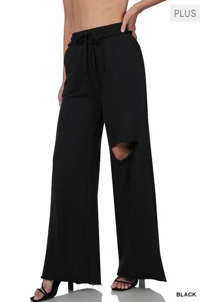 Women’s Plus Size French Terry Pants Set